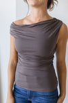 Verona One Shoulder Ruched Top Verona One Shoulder Ruched Top