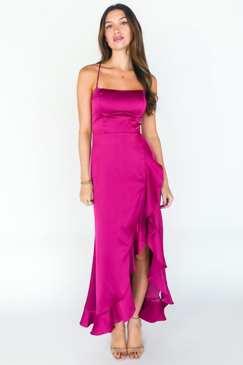 Velda Tie Back Maxi Dress