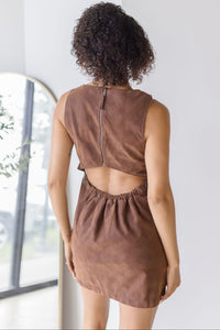 Atlas Suede Mini Dress Atlas Suede Mini Dress