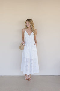 Elianna Eyelet Maxi Dress