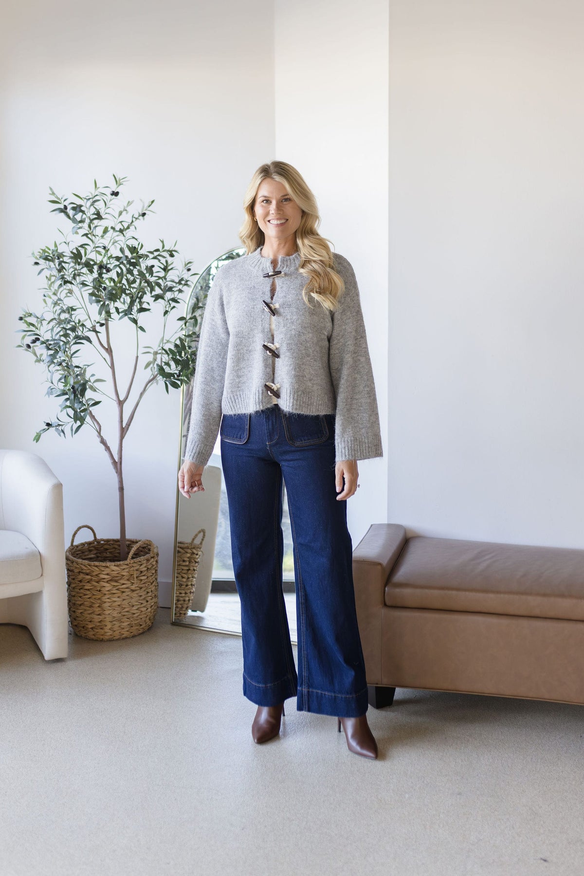 Jaynie Toggle Button Cardigan