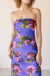 Art Of Bloom Strapless Maxi Dress