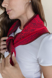 Carmen Knitted Triangle Bandana