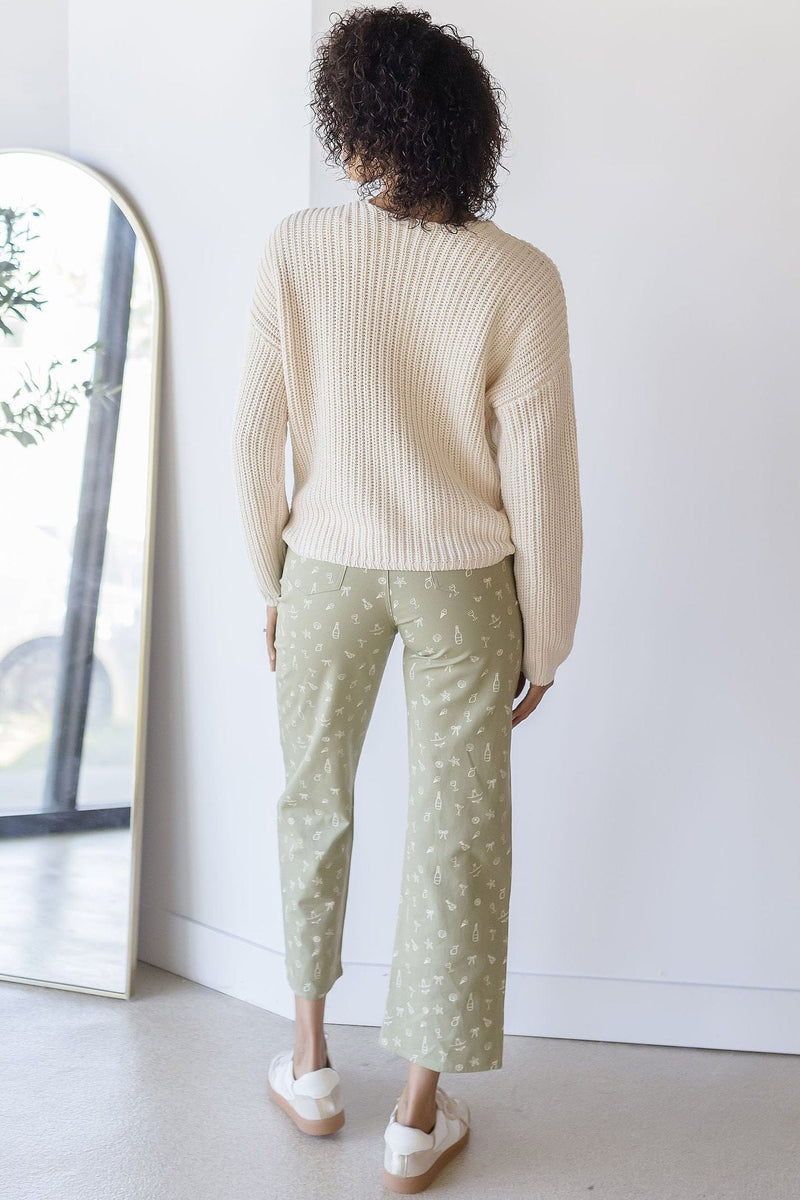 Poolside Graphic Wide Leg Pant Poolside Graphic Wide Leg Pant