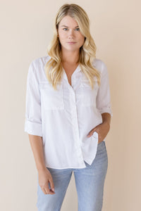 Talma Roll Tab Button Down