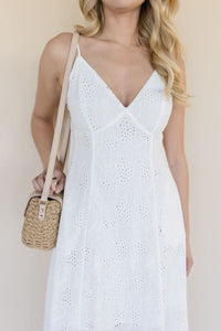 Elianna Eyelet Maxi Dress