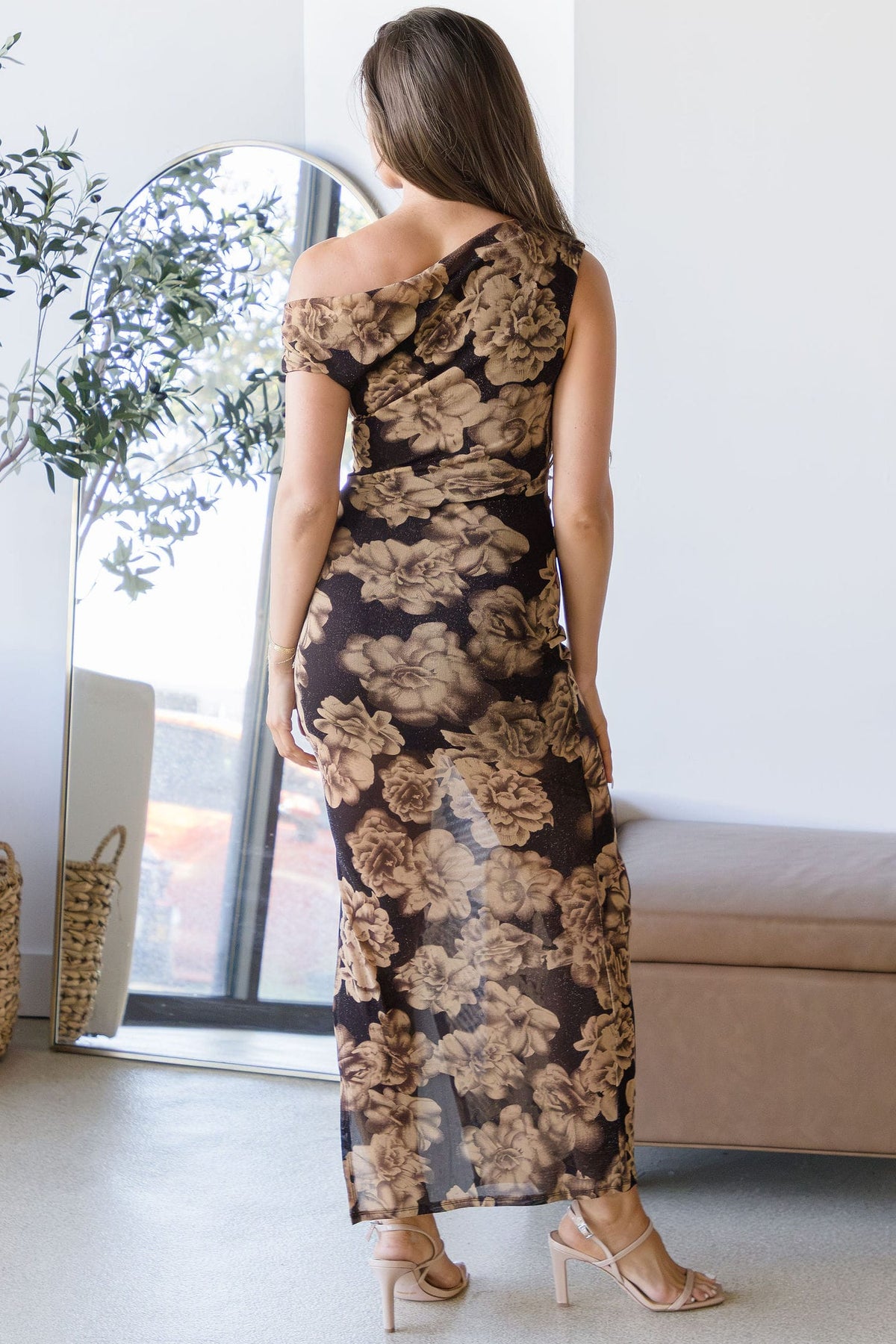 Stolen Glance Mesh Midi Dress