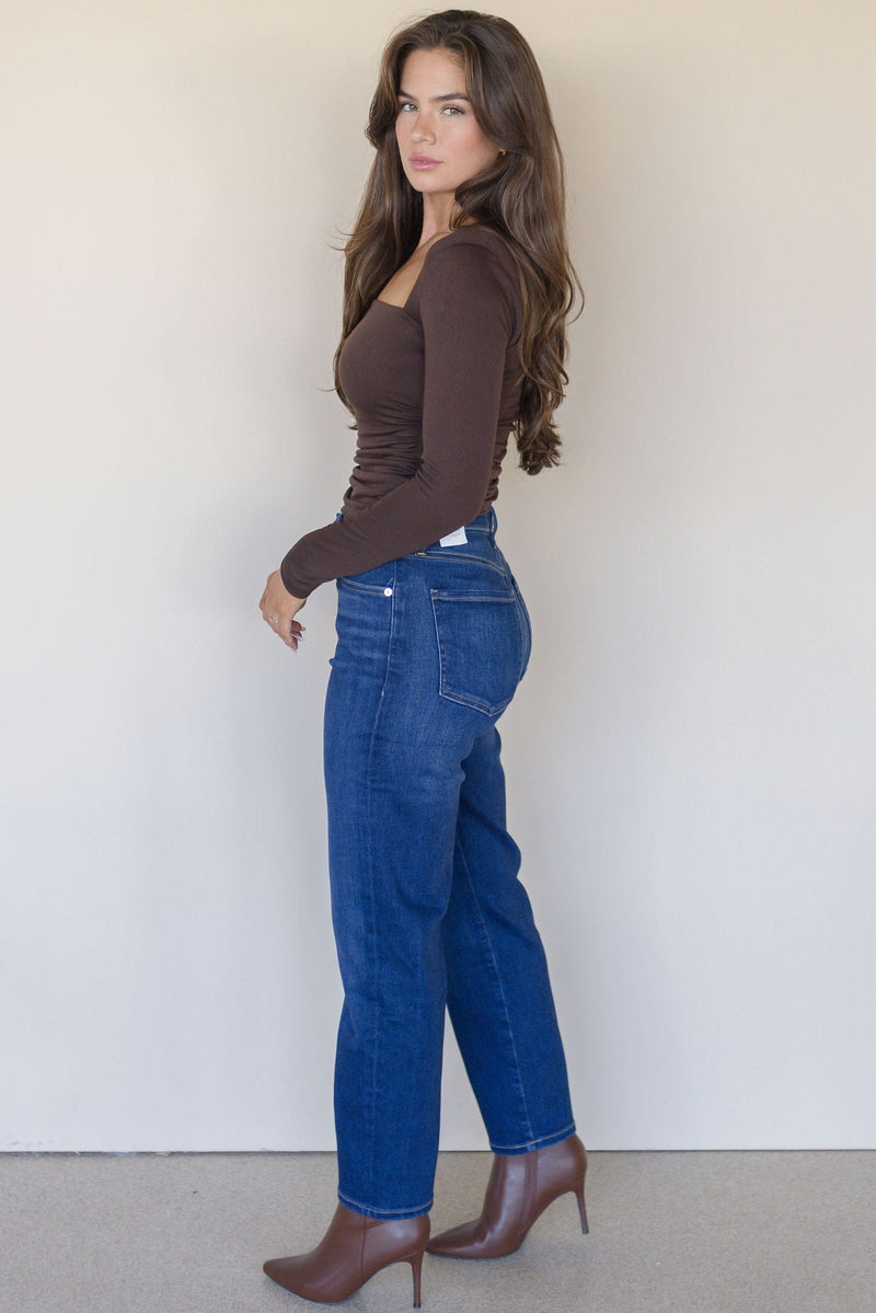 Imogen Square Neck Ruched Top Imogen Square Neck Ruched Top