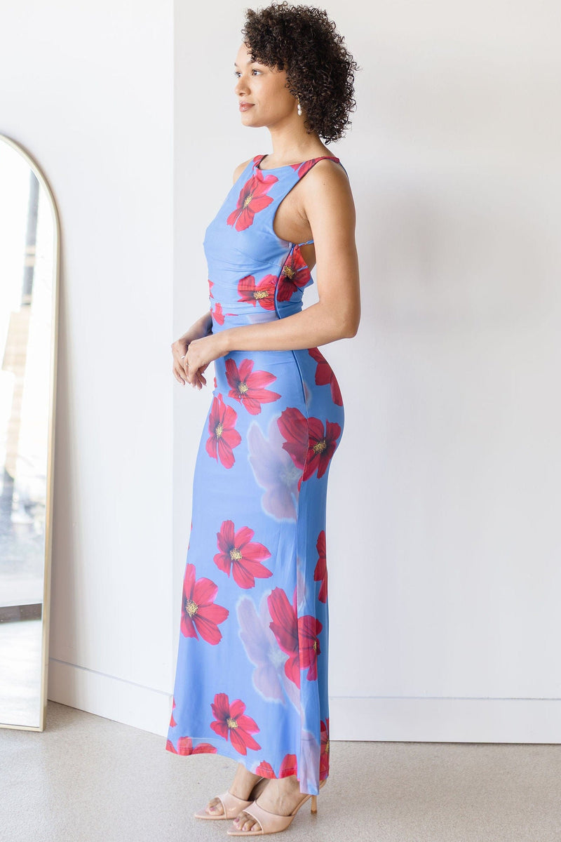 Blue Crush Midi Dress