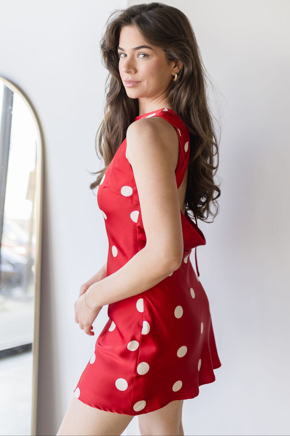 dot mini dress Winnie Polka Dot Mini Dress