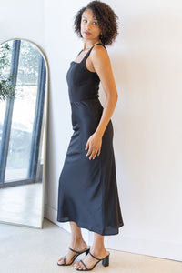 Ruthie Satin Midi Skirt Ruthie Satin Midi Skirt