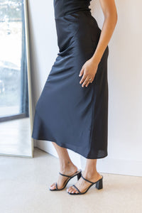 Ruthie Satin Midi Skirt Ruthie Satin Midi Skirt