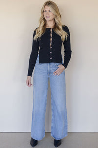 Sloane Jewel Button Knit Cardigan Sloane Jewel Button Knit Cardigan