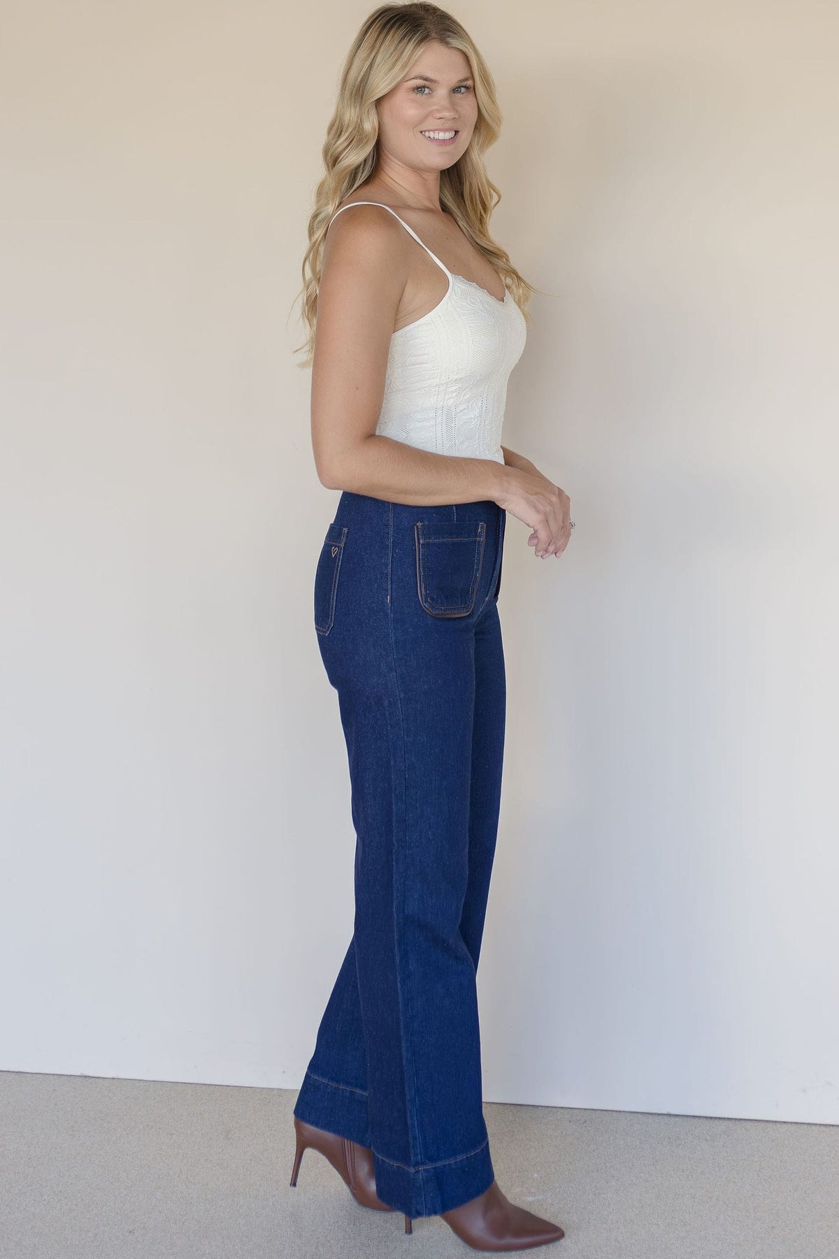 Double Lace Trim Textured Brami