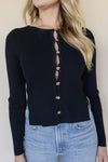 Sloane Jewel Button Knit Cardigan Sloane Jewel Button Knit Cardigan