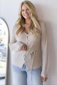 Reese Tie Waist Light Cardigan