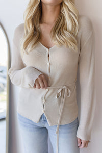 Reese Tie Waist Light Cardigan