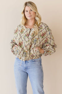 Elora Tapestry Bomber Jacket