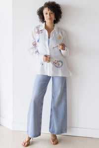 Trace Embroidered Picnic Shirt