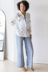 Trace Embroidered Picnic Shirt