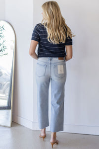 Ella Mid Rise Straight Jean