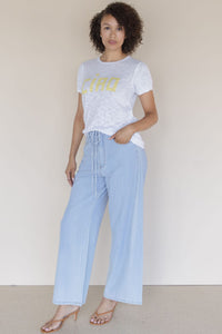 Felix Relaxed Drawstring Denim Pant