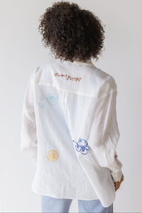 Trace Embroidered Picnic Shirt