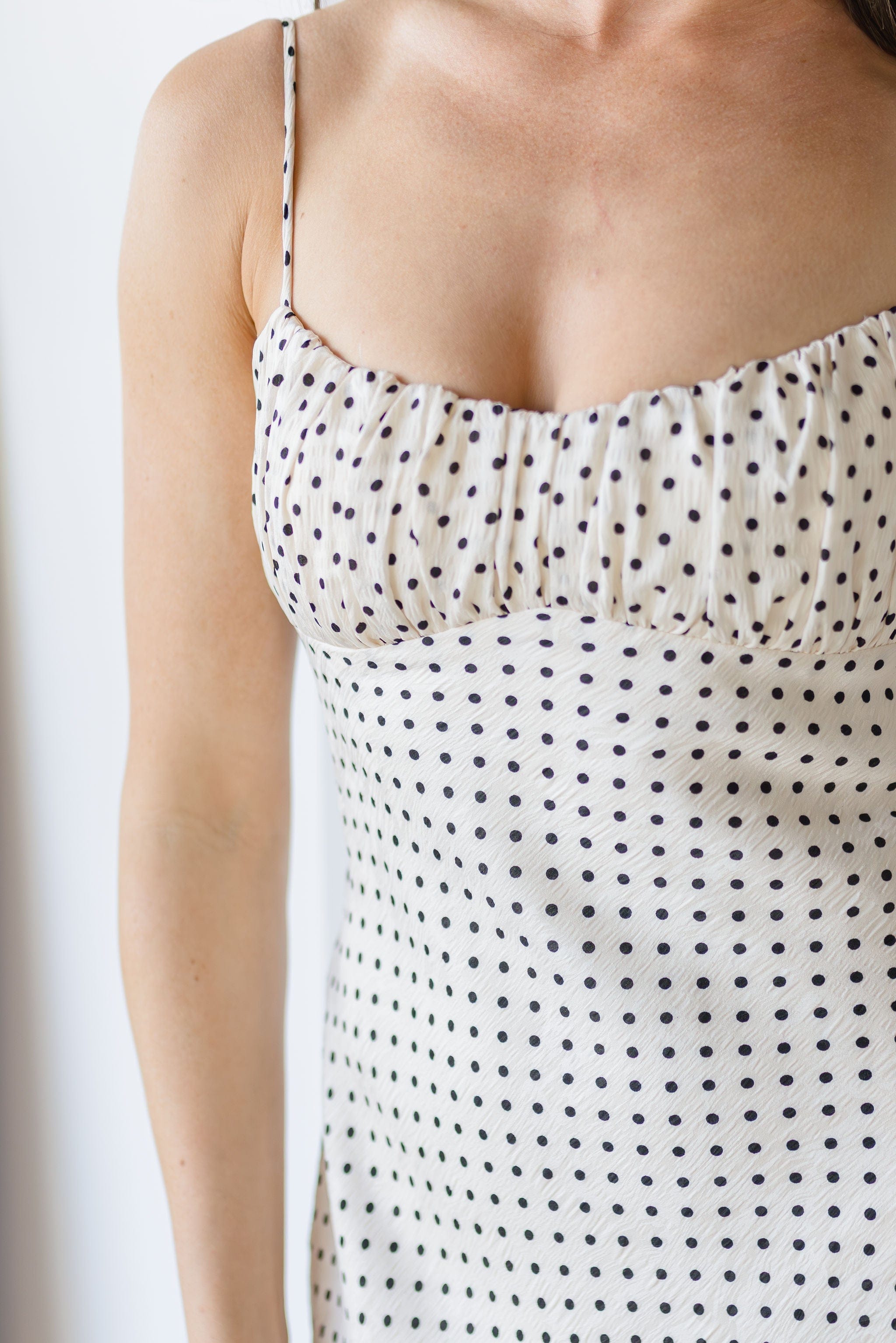 Uptown Girl Twist Back Midi Dress