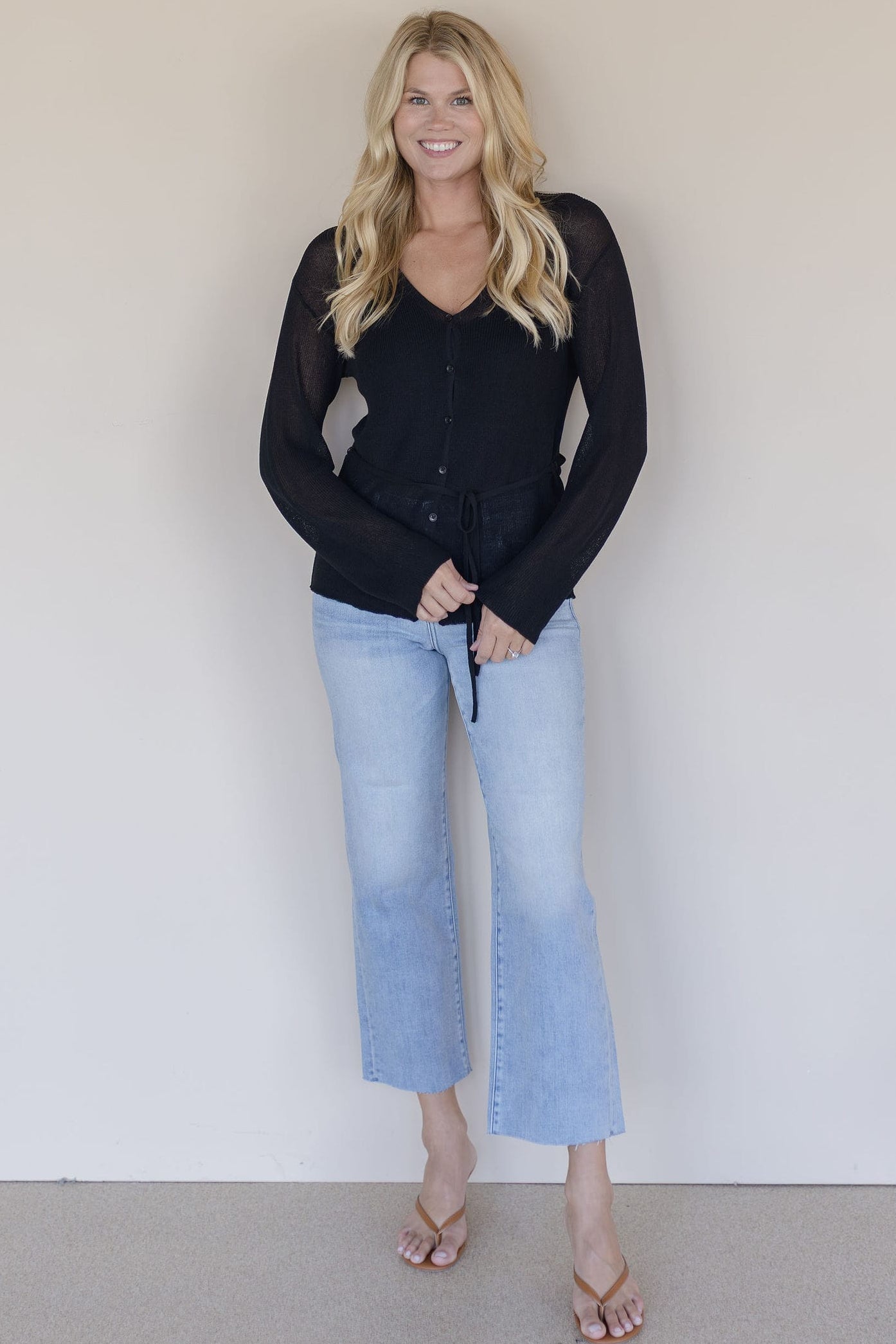 Reese Tie Waist Light Cardigan