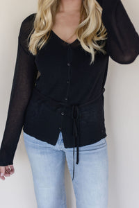Reese Tie Waist Light Cardigan
