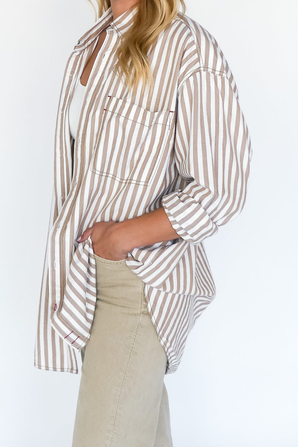 Free People Freddie Striped Shirt | Wild Dove Boutique | San Diego, CA