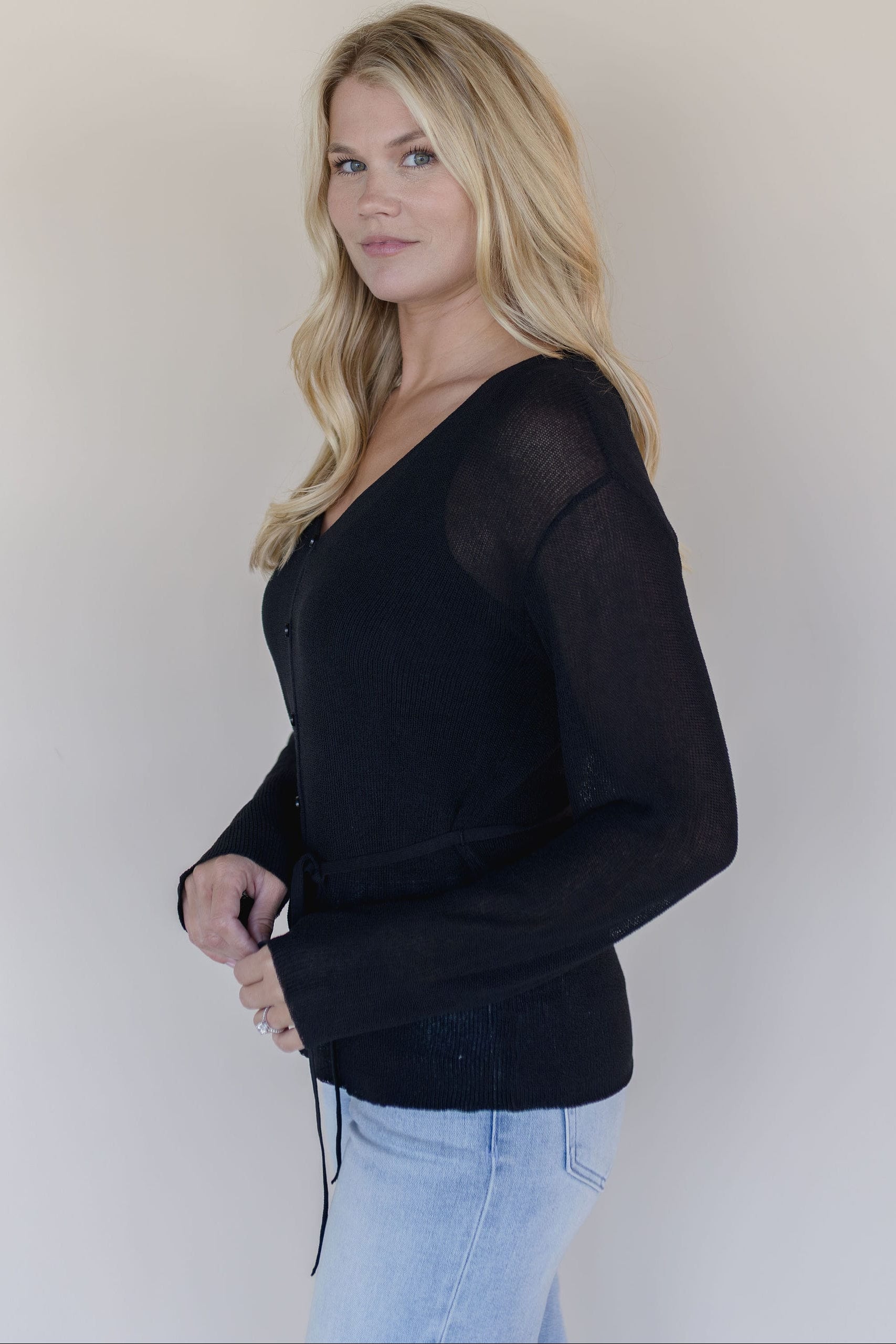 Reese Tie Waist Light Cardigan