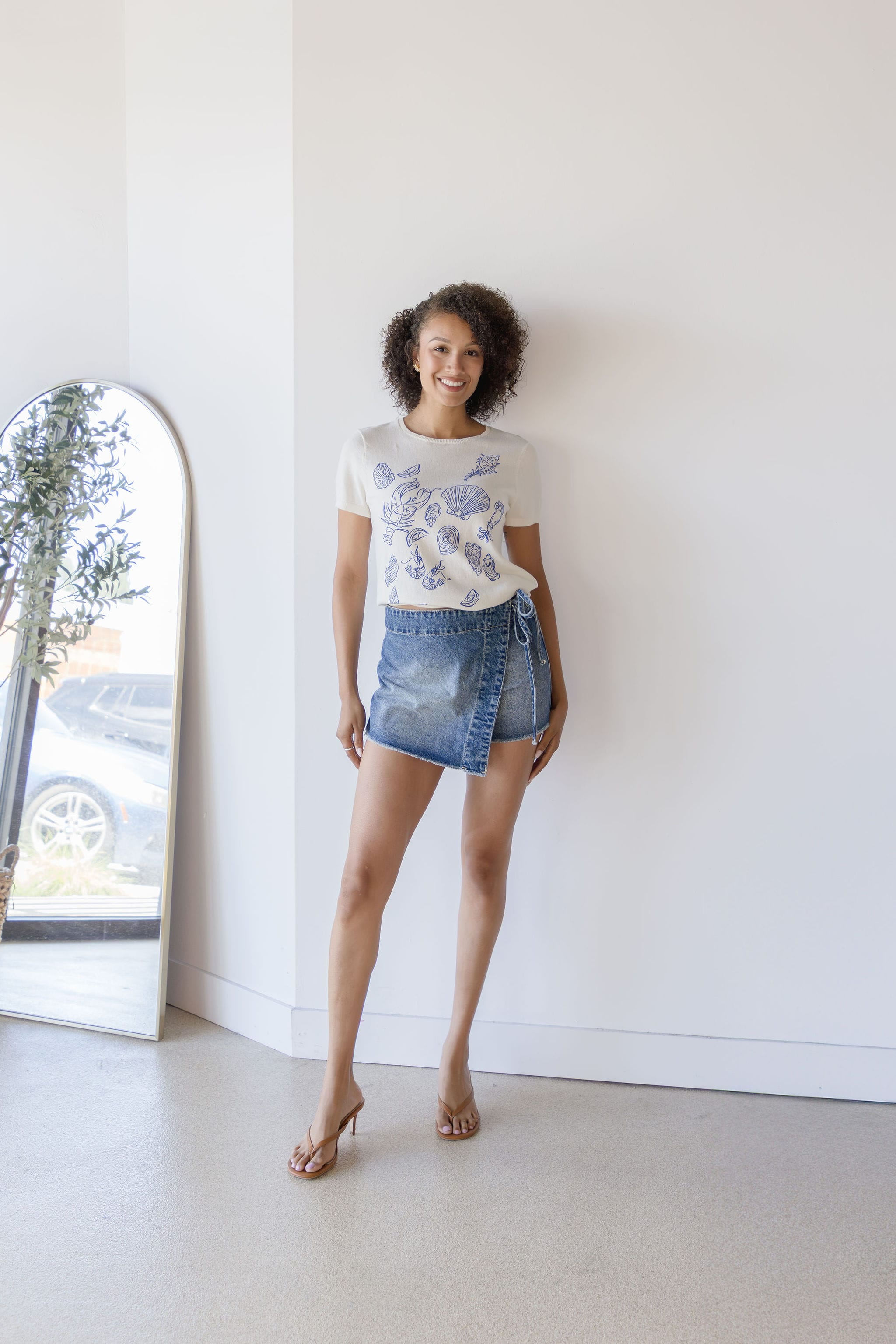 Emmy Denim Skort
