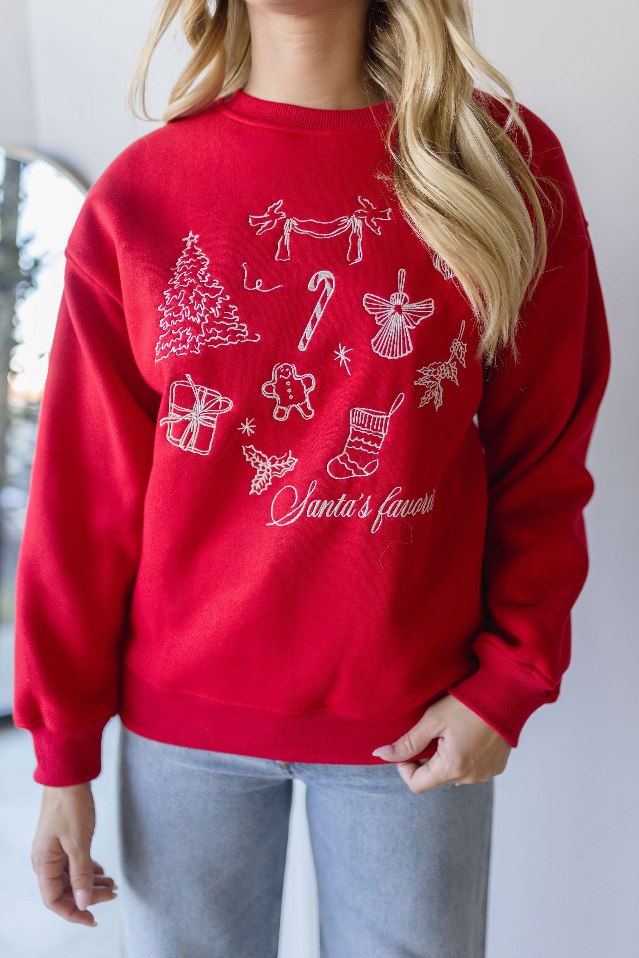 Santa's Favorite Crewneck Santa's Favorite Crewneck