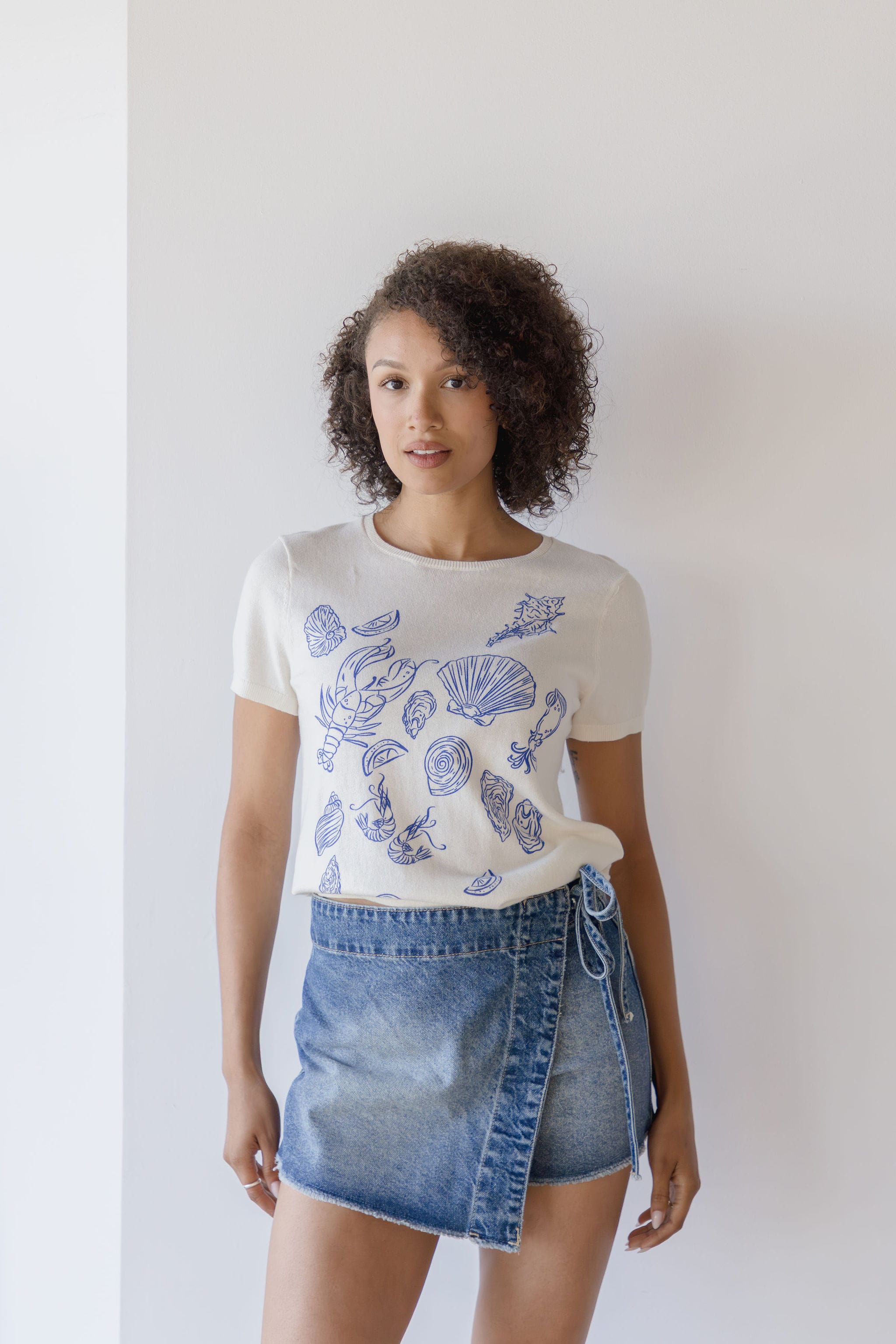 Emmy Denim Skort