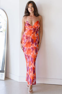 Estelle Mesh Midi Dress