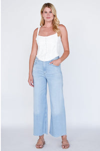 Lyra Wide Leg Crop Jean