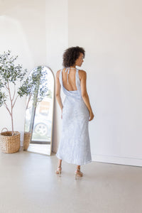 Sinead Draped Low Back Maxi Dress