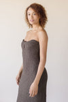 Suvi Textured Strapless Dress