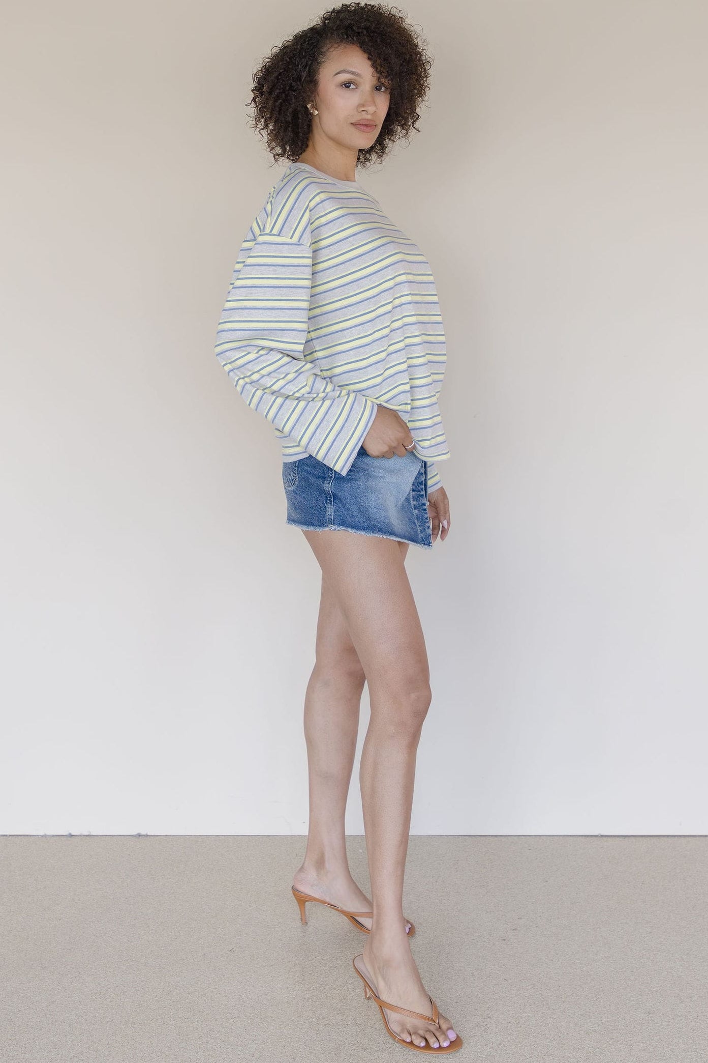 Del Sol Striped Long Sleeve