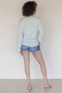 Del Sol Striped Long Sleeve