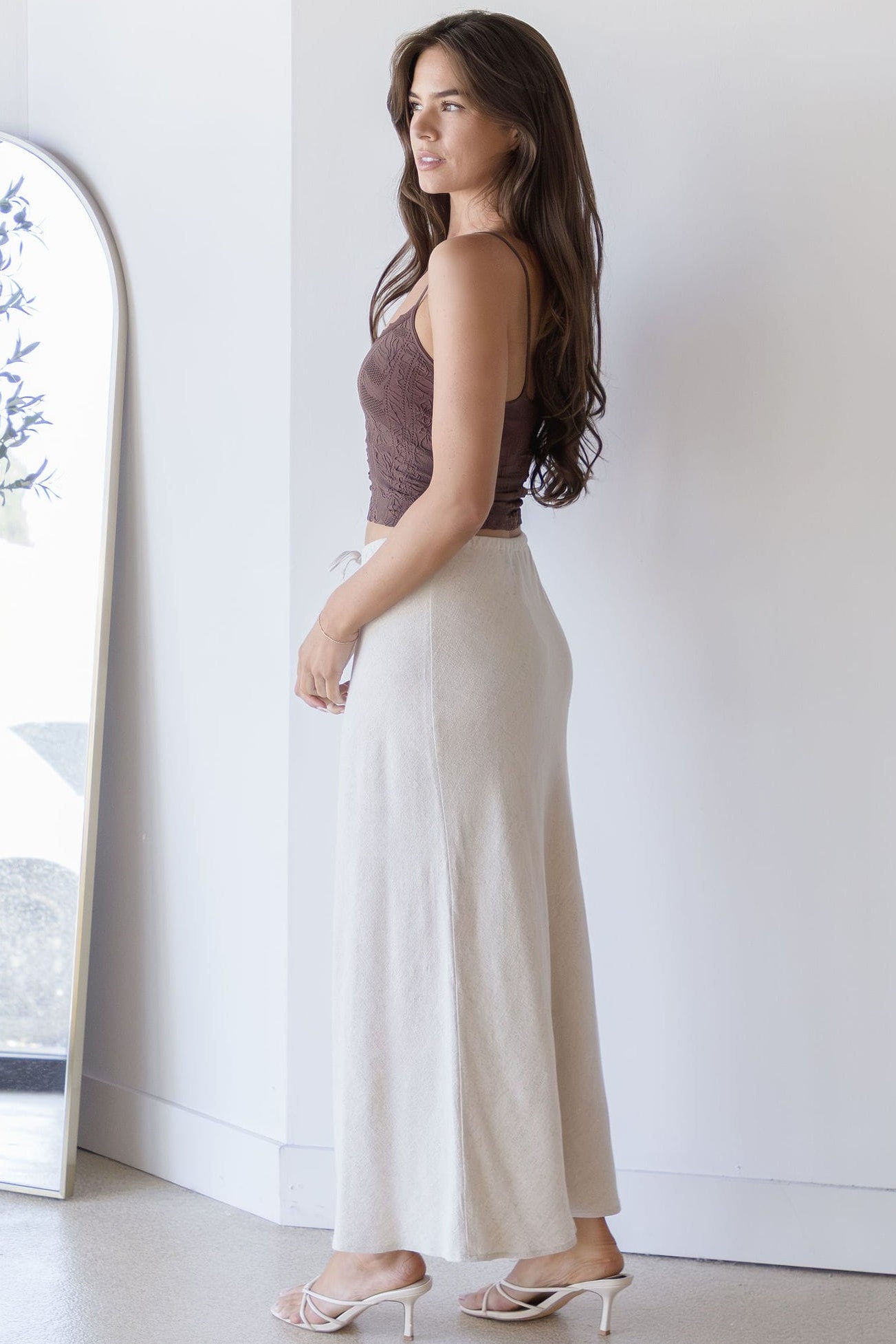 Cassia Linen Skirt
