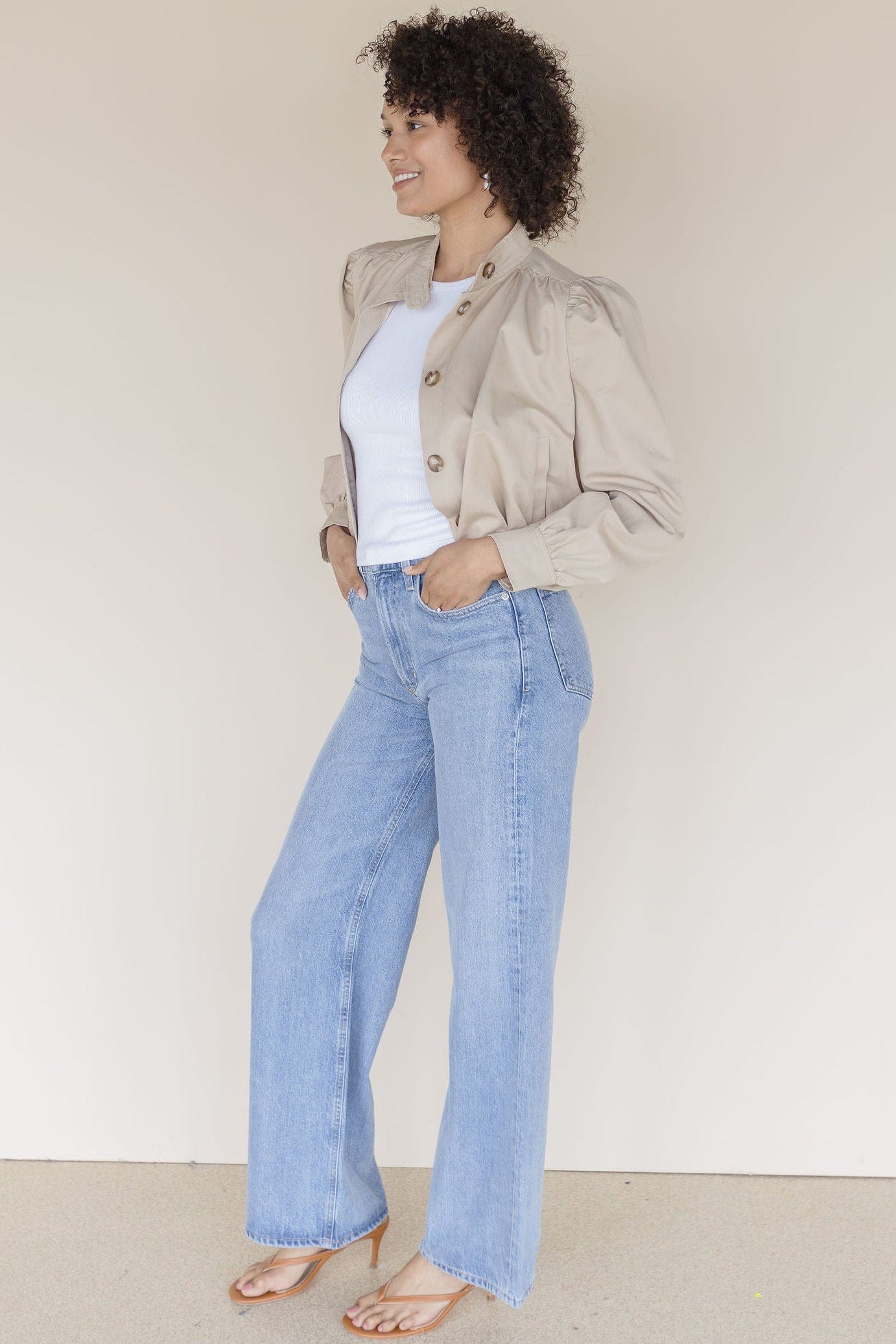 Hemlock Gathered Trench Jacket