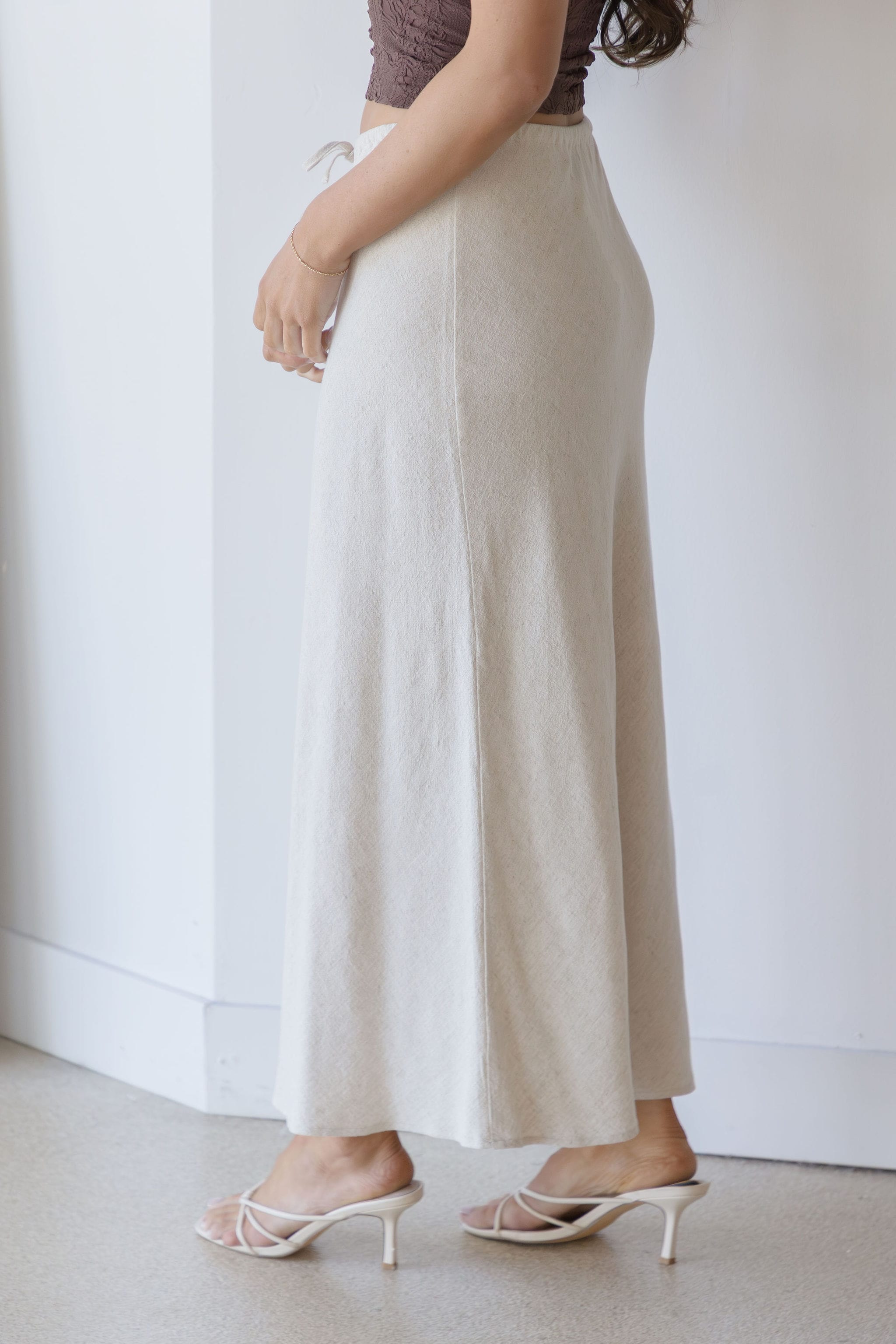 Cassia Linen Skirt
