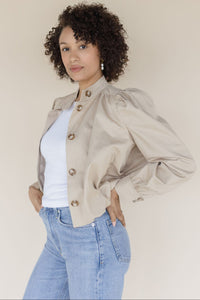 Hemlock Gathered Trench Jacket