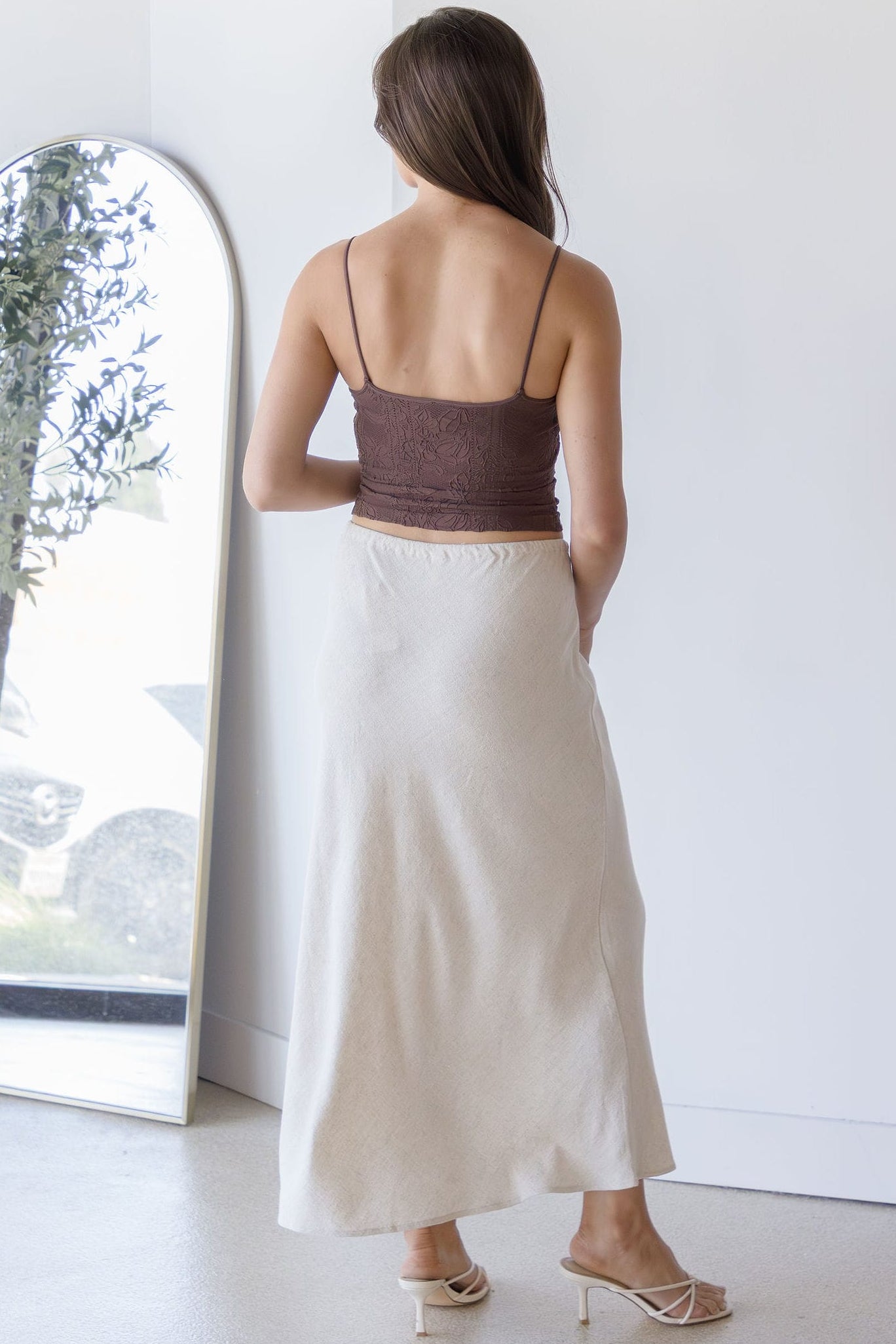Cassia Linen Skirt