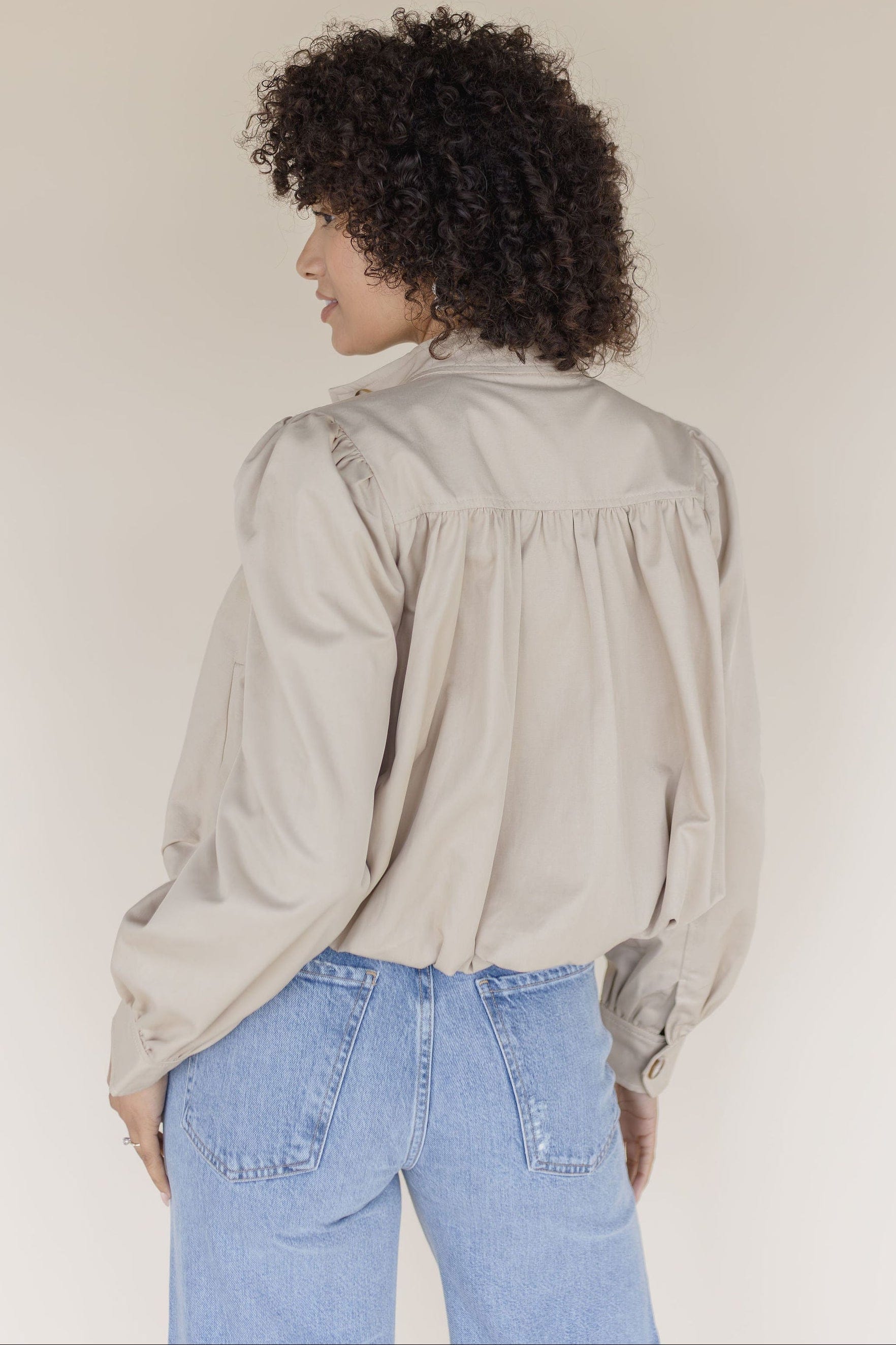 Hemlock Gathered Trench Jacket