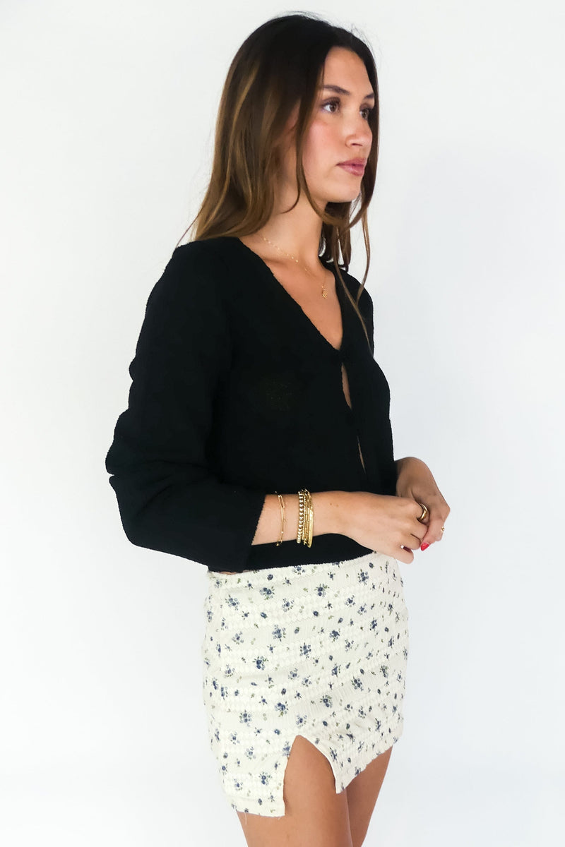 Mira Ditsy Floral Mini Skirt