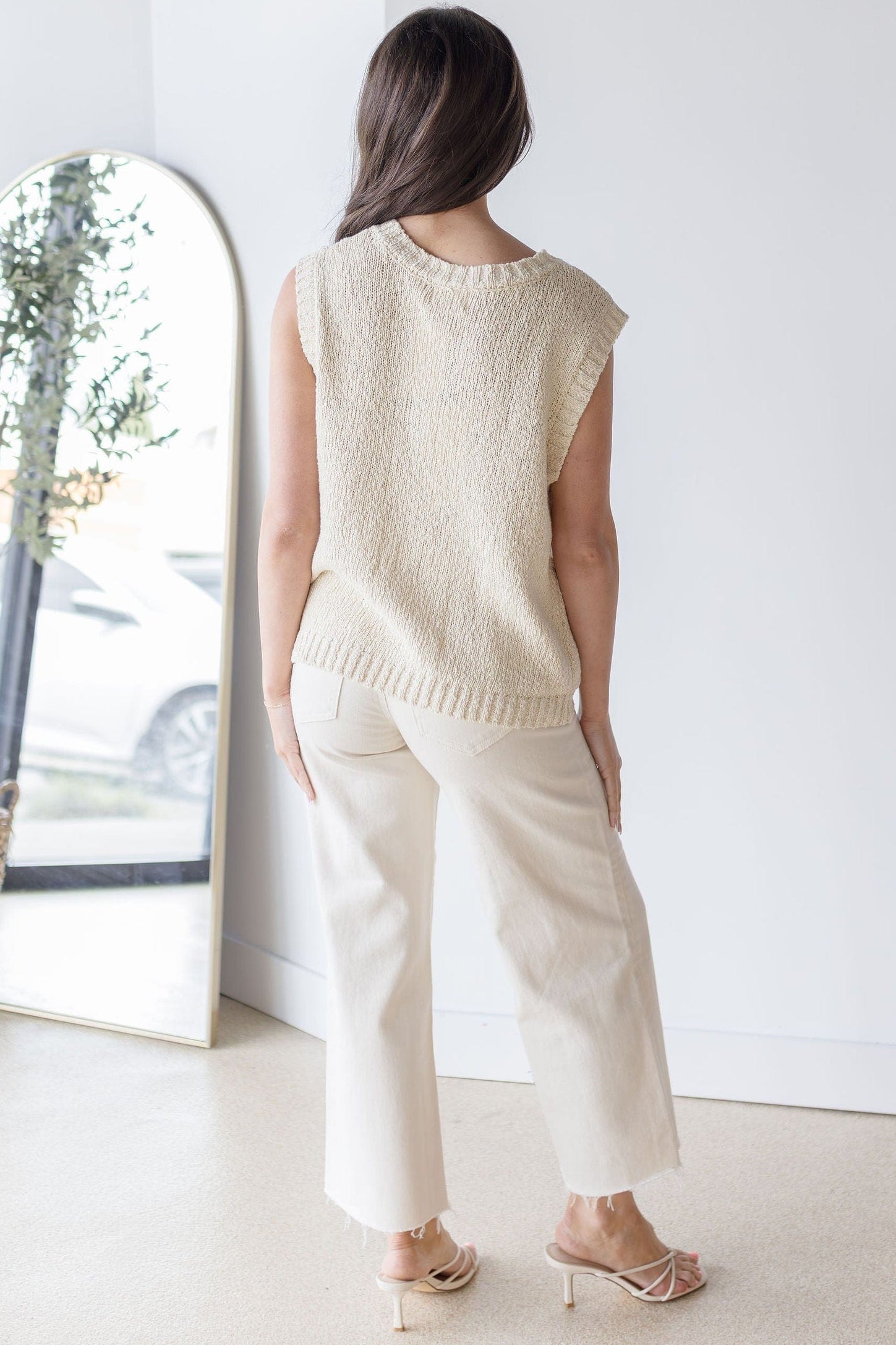 Mod Buttoned Vest Top