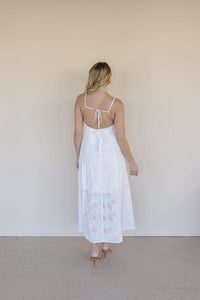 Elianna Eyelet Maxi Dress
